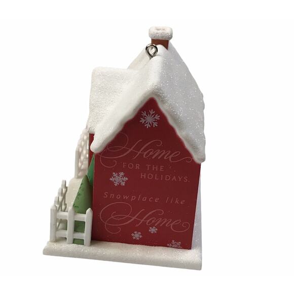 Hallmark Keepsake Ornament New Home 2013 House with Snowman Winter Christmas - Picture 5 of 8